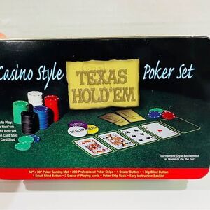 Casino Style Texas Hold ‘Em Poker Set